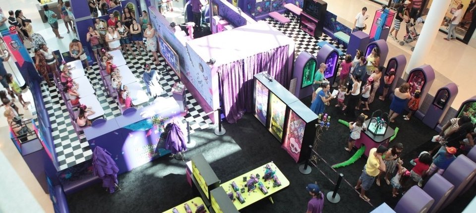 Exposição Monster High no Shopping Contagem