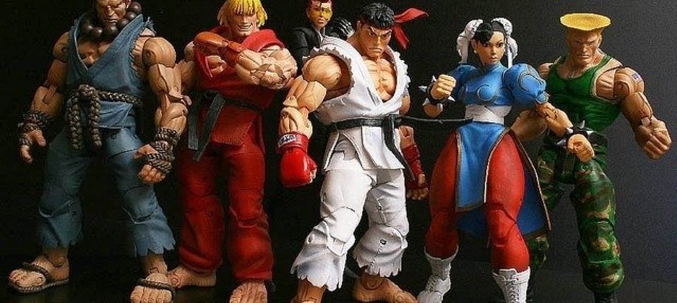 Na foto: Personagens do jogo "Street Fighter 4"