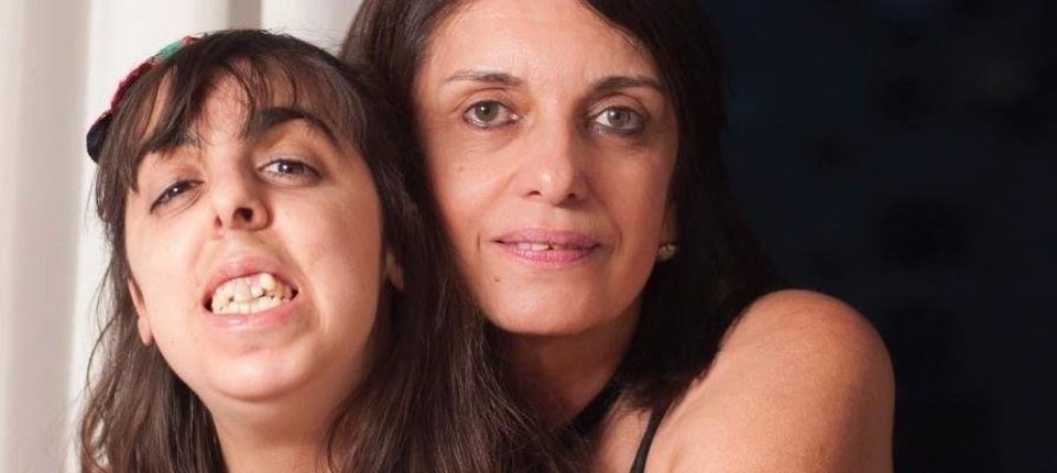 Odette Castro e a filha Beatriz