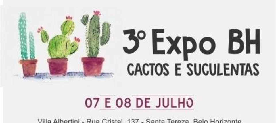 Expo BH - Cactos e Suculentas | Agenda Sou BH