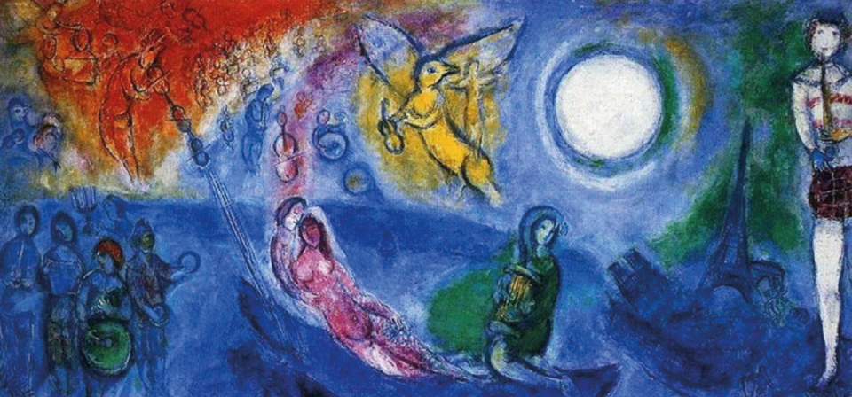 Exposição “Marc Chagall: sonho de amor” fica em cartaz no Centro Cultural Banco do Brasil Belo Horizonte até 16 de janeiro de 2023