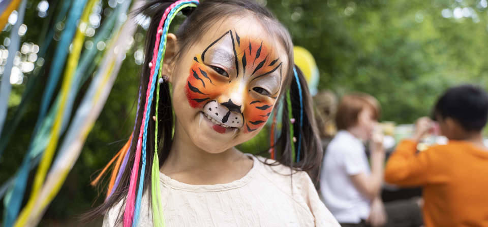 Evento de carnaval é voltado ao público infantil.