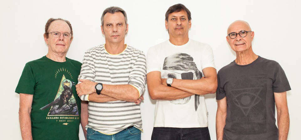 Hely Rodrigues, Sérgio Magrão, Cláudio Venturini e Vermelho intepretam clássicos dos 44 anos de banda neste sábado (3/6)