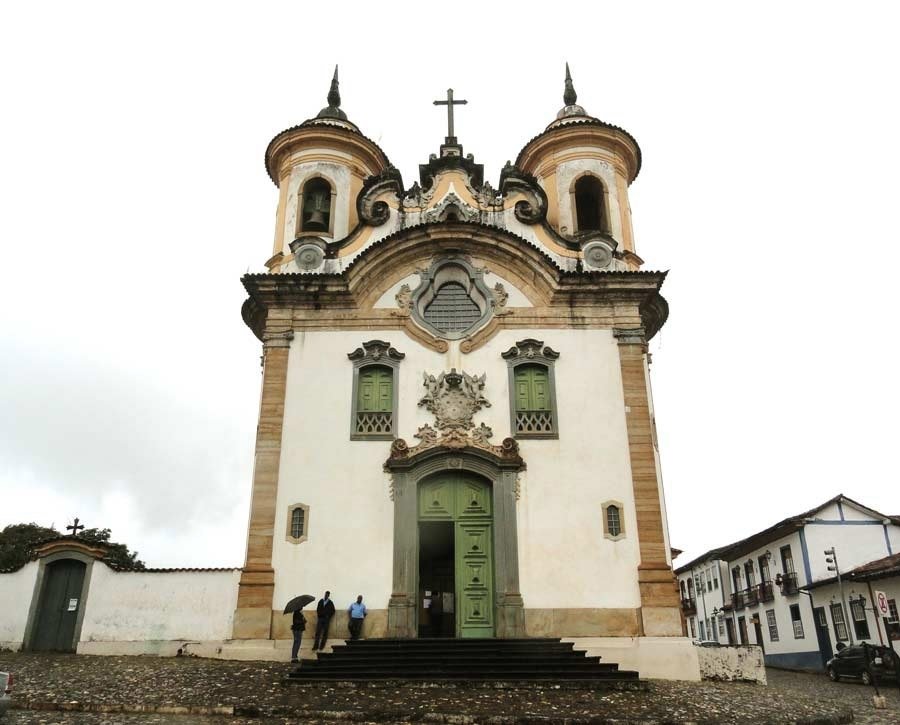 Nossa Senhora Do Carmo Igreja Igreja De Nossa Senhora Do Carmo Church Ouro Preto Brazil Stock