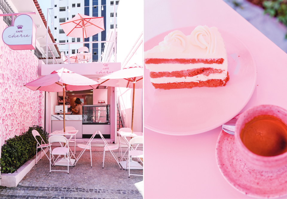 Café Cherie, cafeteria 100% rosa, inaugura unidade em BH