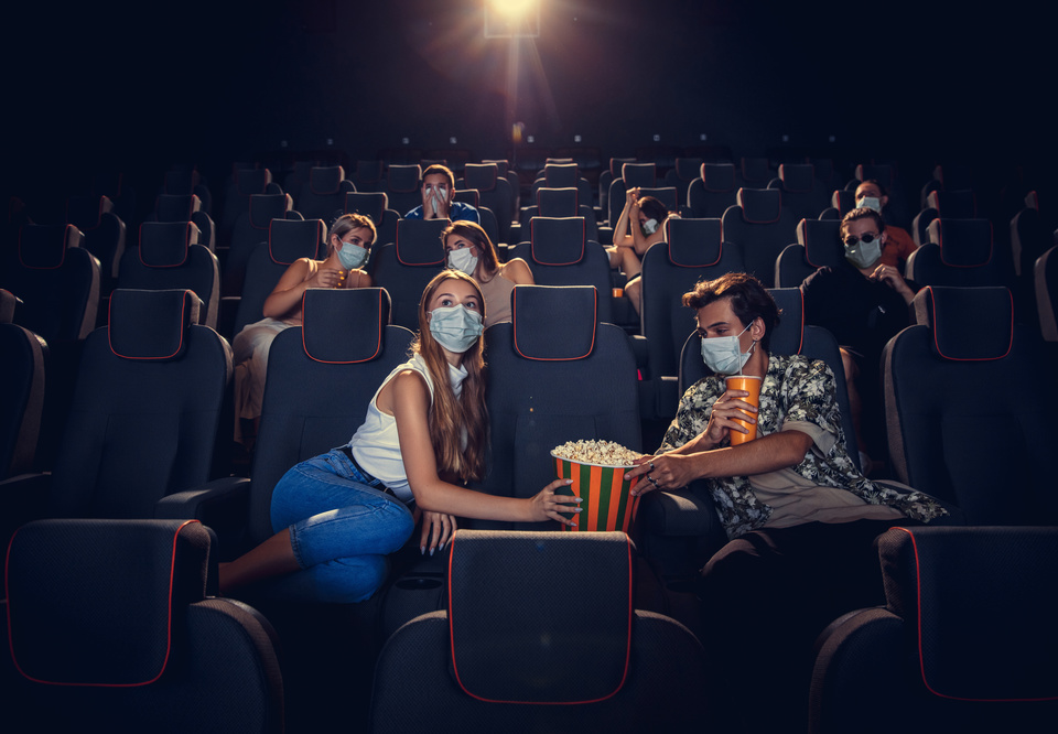 Main movie theatre during quarantine