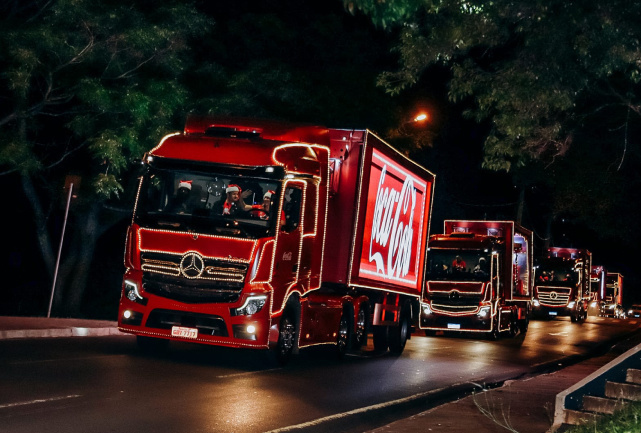Caminhões de Natal da Coca-Cola passam por BH nesta quarta-feira (30/11) |  Notícias Sou BH