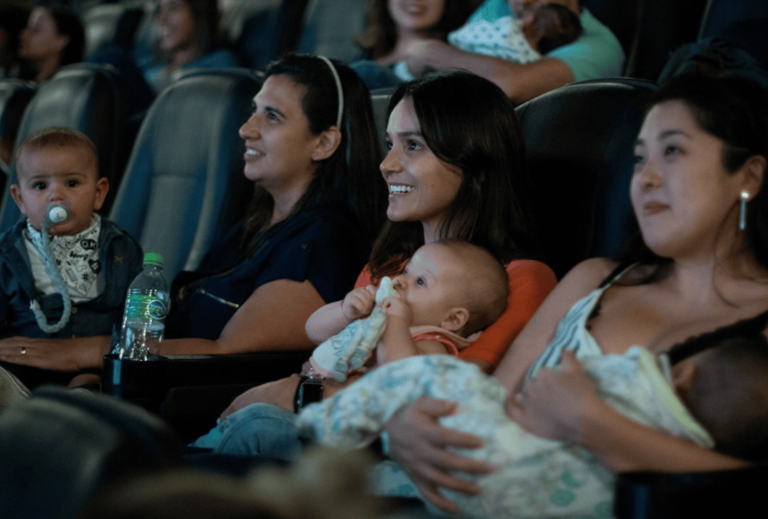 Sessões adaptadas do projeto CineMaterna acontecem no Boulevard Shopping.