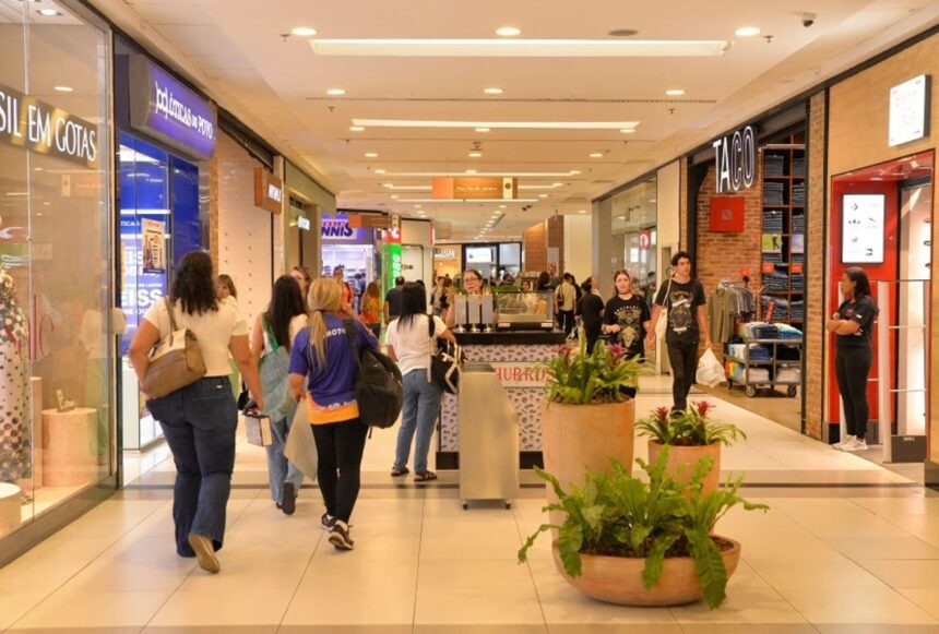 Vendas dos shoppings no Natal
