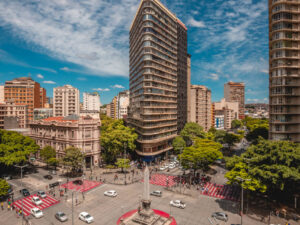 Praça Sete, no hipercentro de Belo Horizonte