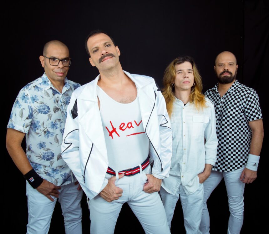 Homens de roupa branca