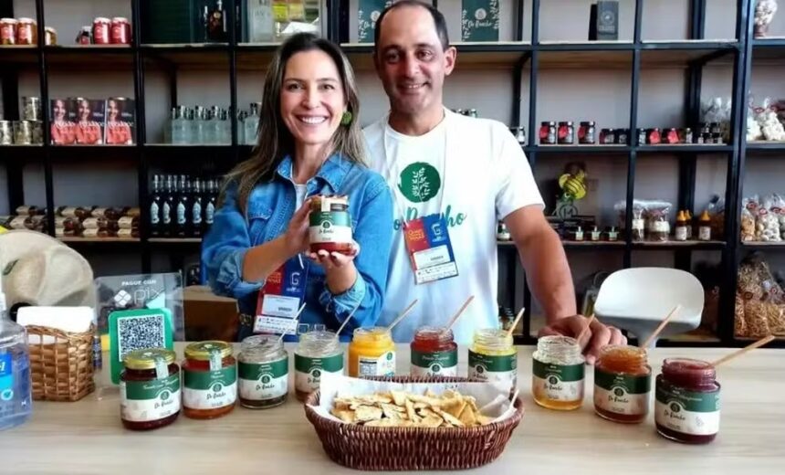 Glenda e o marido Rodrigo