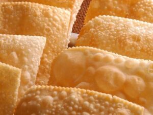 Foto próxima de pastel