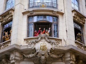 Espetáculo nas janelas