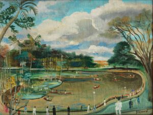 Exposição itinerante com história da arte brasileira