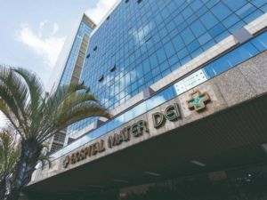 fachada do Mater Dei Hospital Santo Agostinho