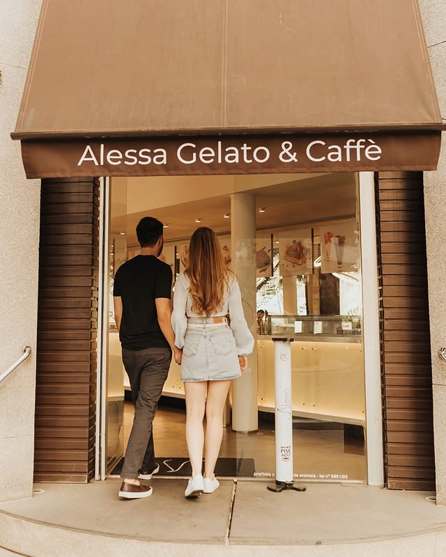 frente da sorveteria