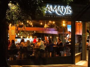 Imagem mostrar bar Amadís na região da Pampulha.