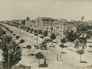 Imagem de 1967 mostra Avenida em BH.