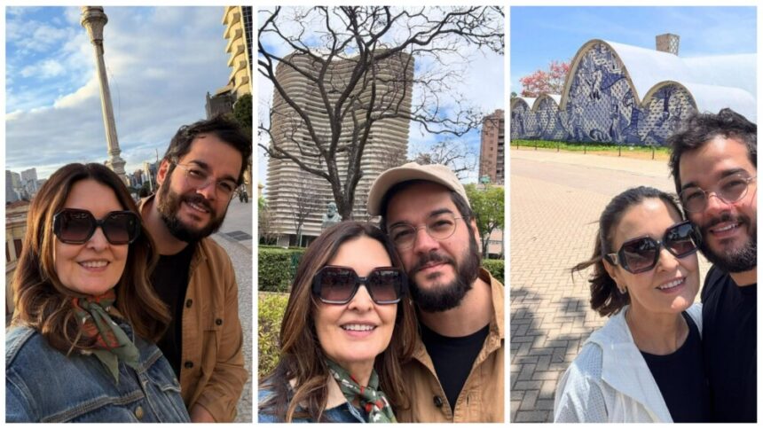 Fátima Bernardes e Túlio Gadelha