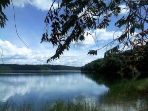 Horizonte visto do Lago Dom Helvécio