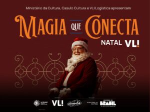 Locomotiva iluminada do Natal VLI inicia o percurso por 17 cidades de MG, SP e RJ a partir desta segunda-feira (18)