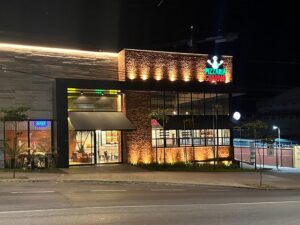 Fachada da Pizzaria Guarani.