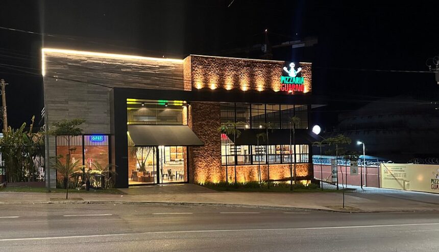 Fachada da Pizzaria Guarani.