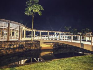 Casa do Baile durante a noite