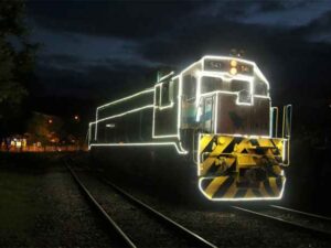 Trem noturno da Vale