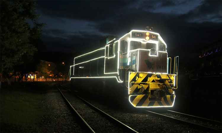 Trem noturno da Vale