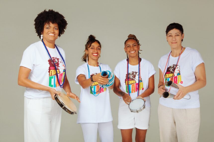 Bloco Filhas de Clara desfila no Carnaval de Belo Horizonte e, em 2026, estreia a Bateria Sabiá, formada por mais de 100 mulheres ritmistas