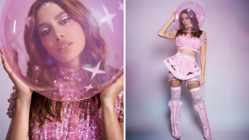 Anitta agita BH e projeta bloco na cidade