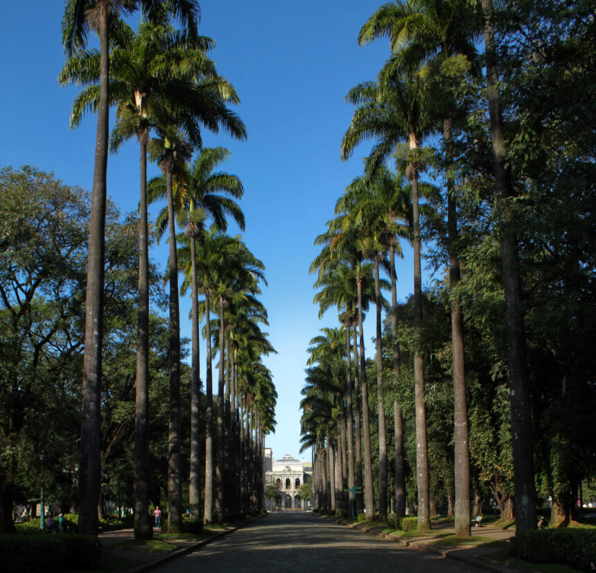 Praça da Liberdade em Belo Horizonte, um dos cartões-postais da capital mineira