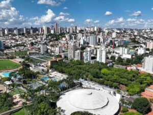 Vista de Uberlândia, que assume simbolicamente o posto de capital de Minas Gerais durante agenda do governo estadual no interior