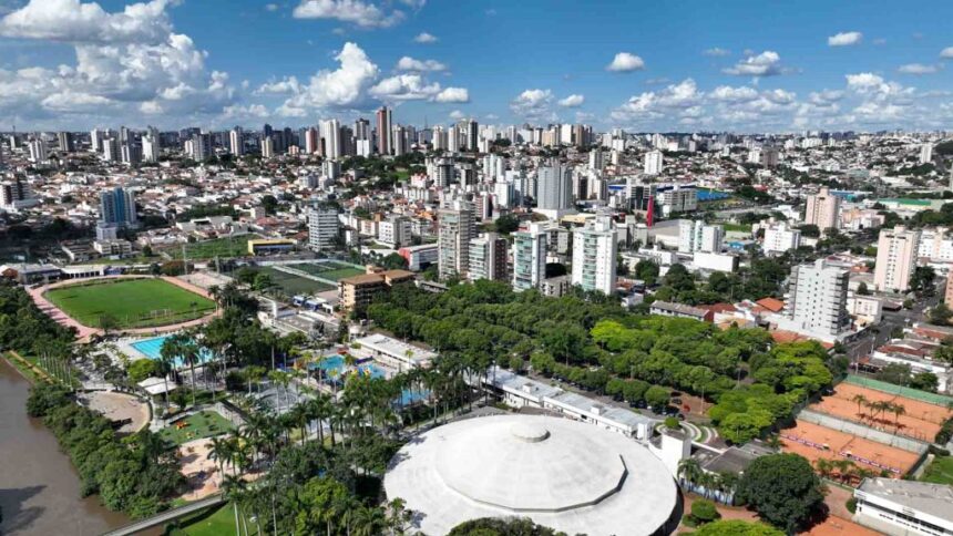 Vista de Uberlândia, que assume simbolicamente o posto de capital de Minas Gerais durante agenda do governo estadual no interior