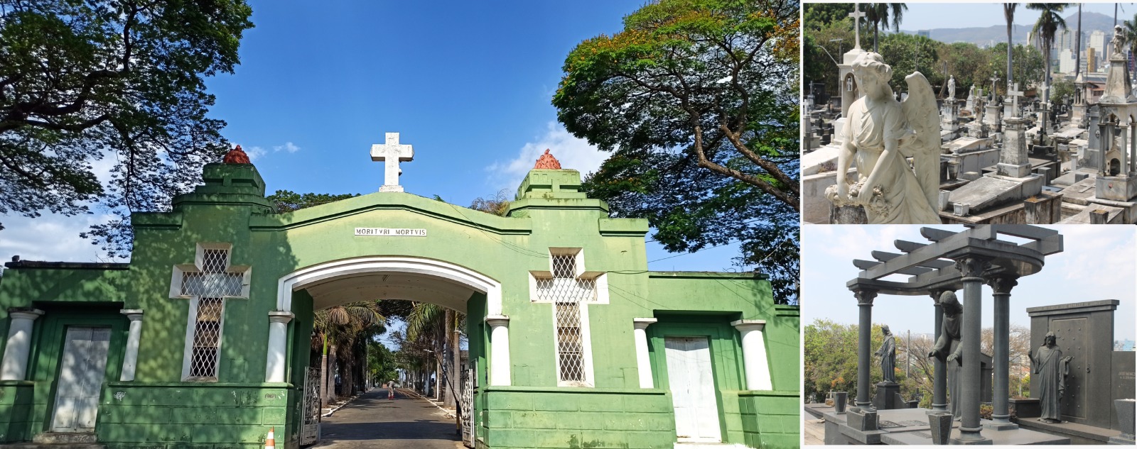 Cemitério do Bonfim em BH recebe visitas diárias a túmulos de famosos