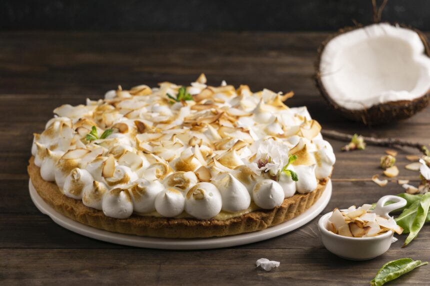 Torta com merengue