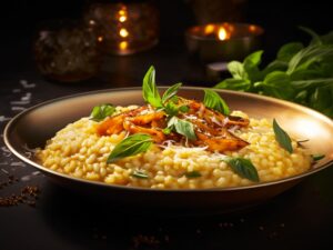 Imagem ilustrativa de um risoto