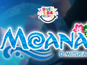 Cena do espetáculo Moana, o musical, em cartaz em Belo Horizonte