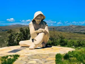 státua do Juquinha voltou a receber visitantes após obras de restauração e conservação na Serra do Cipó