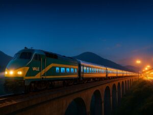 Trem de Férias faz trajeto noturno entre Belo Horizonte e Vitória durante os meses de alta temporada