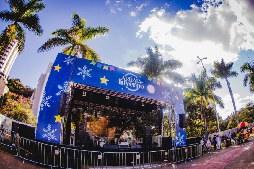 Evento na Praça da Filarmônica reúne shows ao vivo, gastronomia junina, vinhos, chope especial e decoração temática