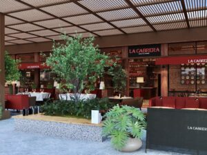 Referência internacional em parrilla argentina, restaurante será inaugurado em outubro e marca a estreia do rooftop do empreendimento no Belvedere