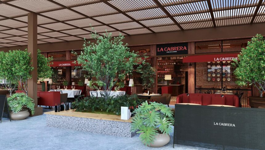 Referência internacional em parrilla argentina, restaurante será inaugurado em outubro e marca a estreia do rooftop do empreendimento no Belvedere