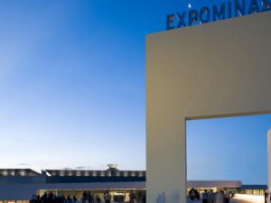 Vista do Expominas, um dos principais espaços de eventos localizado no bairro Gameleira, em Belo Horizonte