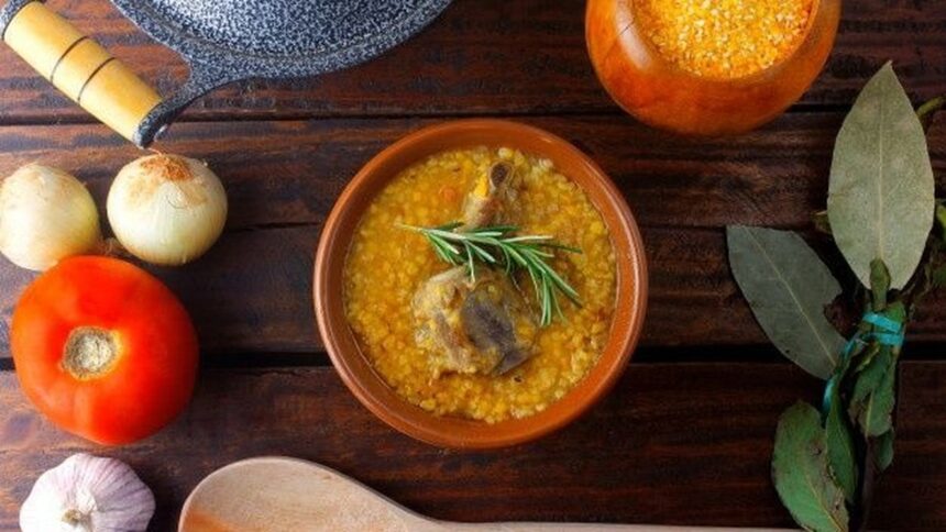 Canjiquinha mineira com carne de porco