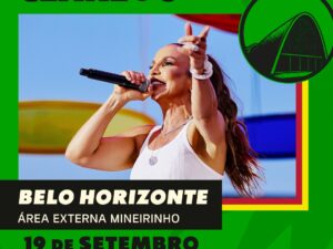 A cantora desembarca na capital mineira no dia 19 de setembro, com o Ivete Clareou, espetáculo que celebra suas raízes no samba e no pagode