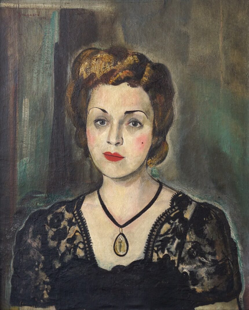 “Retrato de Vera Anunziata”, de Alberto da Veiga Guignard, foi exibido uma única vez, em 1943, e agora integra o Grande Leilão Coleção Errante, em Belo Horizonte