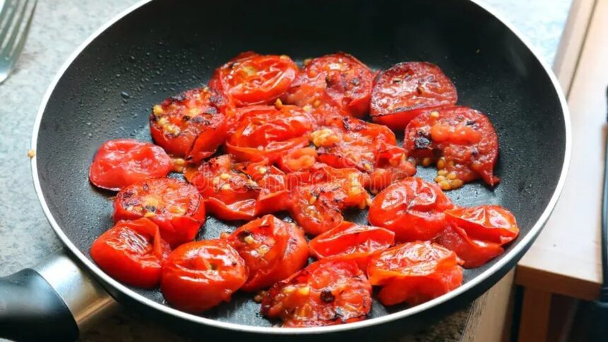 tomate na salada temperado